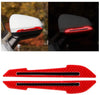 TRUE LINE Automotive Reflective Car Side Mirror Warning Molding Trim Sticker Safety Markers (Blue)