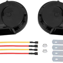 AUTOMUTO 120DB Electric Motorcycle Horn 12V Twin Horn Kit for Car Motorcycle Truck Boat