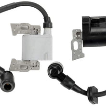 Toolyuan GX670 Ignition Coil-Left and Right Ignition Coil Set for Honda GX620 20HP GX670 24HP GX610 18HP V Twin Engines Replace 30500-ZJ1-023 30500-ZJ1-845 30500-ZJ1-013