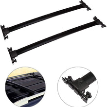 SCITOO fit for 2008 2009 2010 2011 2012 2013 for Toyota Highlander Sport Utility Aluminum Alloy Roof Top Cross Bar Set Rock Rack Rail