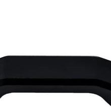 VMS Racing Black Windshield Bumper Rests and Footman Loop Bar Tie Down 3pcs 3 Piece Set Kit Compatible with Jeep Wrangler Sport Sahara Rubicon Unlimited TJ TJL LJ 97-06 1997-2006