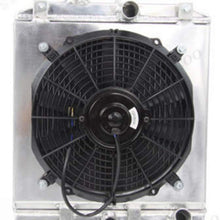 CoolingSky 2 Row All Aluminum Radiator +12 Inches Fan W/Shroud Combo for 1994-2001 Acura Integra &1992-00 Honda Civic &Civic Del Sol