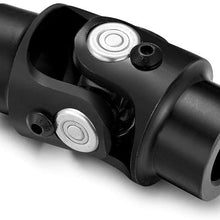 DEMOTOR PERFORMANCE 3/4" - 36 Spline to 3/4" DD Universal Black Steel U-Joint