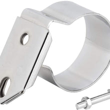 Aramox Ignition Coil Bracket, CNC Aluminium Alloy Ignition Coil Mount Bracket Fit for Ford Mustang F150 (Silver)