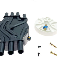 Ignition Distributor Cap and Rotor Kit for Chevy Astro Blazer C1500 Express 1500 2500 K1500 P30 S10 Silverado GMC C1500 Jimmy K1500 Safari Savana Sierra Sonoma Replace D328A 10452458 D465 10452457