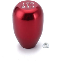 Gear Stick Shift Knob 6 Speed Shifter Knobs Silver M10x1.5 Screw On Aluminum (Silver)
