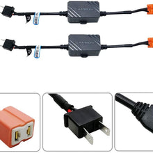 AnyCar Led Headlight Decoder H7 Canbus Resistor Anti-flicker Harness Headlight Bulb Decoder for 2017 GLC300