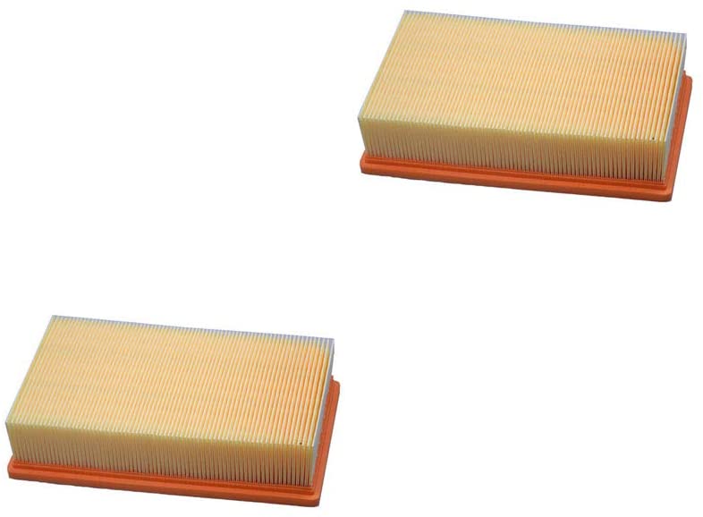 2pcs Air Filter For Karcher vacuum air filter replacement NT35/1 Eco NT 360 NT 361 NT 45/1 55/1 611 Flat Filter For Karcher Vacuum Cleaner NT25/1 NT35/1 NT45/1 NT55/1 NT361 ECO NT