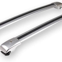 Yeeoy Aluminum Crossbar Roof Rack Replacement for 2015-2018 Ford Escape Kuga Locking Roof Rail