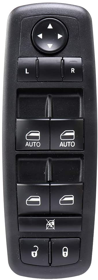 Power Window Switch Front Left fits for 2011-2012 Chrysler 300 C S 4-Door 2015-2017 Chrysler 200 C S 4-Door 2016 Ram 1500 2500 3500 4500 5500 4-Door 68231805AA 68139805AB 68139805AA 56046823AC