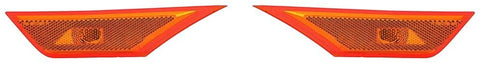 For Honda Civic Sedan/Coupe 2016 2017 2018 Reflector Side Marker Light Assembly Pair Driver and Passenger Side (DOT Certified) HO2550127, HO2551127