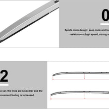OCPTY Top Rails Roof Rack Fit For Mazda CX-5 2017-2019 Luggage Racks Rooftop Cargo Carrier Bag Luggage Kayak Canoe Bike Snowboard Skiboard