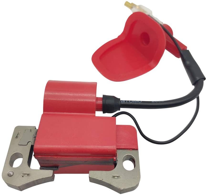 Sibaken Red Racing Ignition Coil for 2-stroke 47cc 49cc Chinese Pocket Dirt Bike Mini Moto Kids ATV Quad Baby Crosser