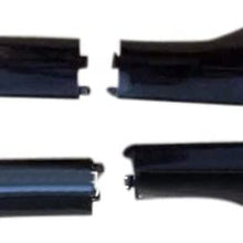 HIGH FLYING 4PCS Black Roof Rails Rack End Cap Protection Cover Shell for Toyota Land Cruiser LC200 J200 2008-2018