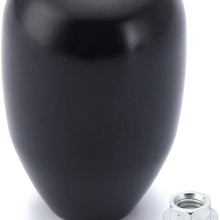 Gear Stick Shift Knob 6 Speed Shifter Knobs Silver M10x1.5 Screw On Aluminum (Silver)