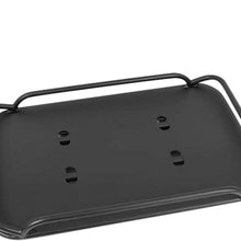 Rampage Products 86624 Rear Storage Rack, Interior Mount, Fold-Up w/Rear Seat Removed, for 2007-2018 Jeep Wrangler JK 2-Door, Black Powder Coat Finish