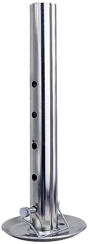 NBJINGYI Adjustable Trailer Jack Base feet Jack Stand Drop Leg for 2 Inch Inner Diameter Jacks Foot Trailer Power Electric Tongue Jack Camper Accessories