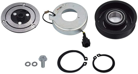 WFLNHB AC A/C Compressor Clutch Coil Assembly Kit Replacement for 2007 2008 Infiniti G35 Sedan 2009 2010 M35