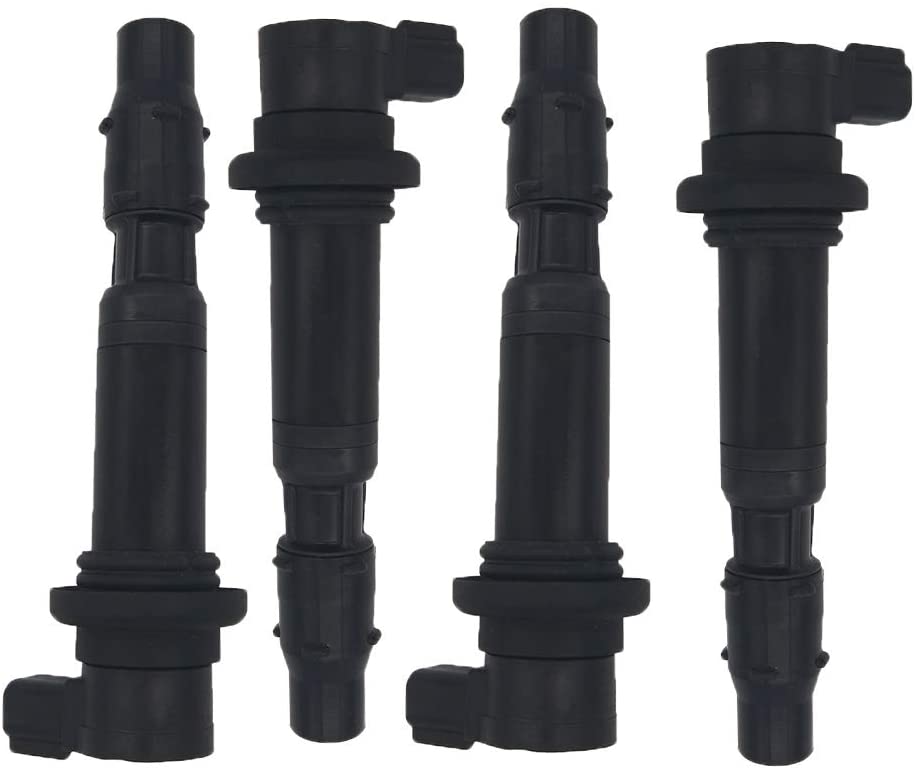 JESBEN 4Pcs Ignition Coils Replacement for Kawasaki Ninja ZX-6R 2001-2002 Triumph Tiger Xr T XRT 800 800XRT XRT800 2015-2017 F6T553