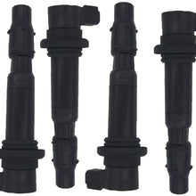 JESBEN 4Pcs Ignition Coils Replacement for Kawasaki Ninja ZX-6R 2001-2002 Triumph Tiger Xr T XRT 800 800XRT XRT800 2015-2017 F6T553