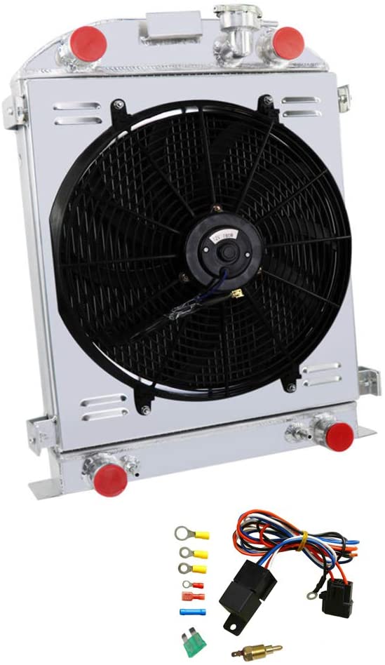 OzCoolingParts 3 Row Core All Aluminum Radiator + 12