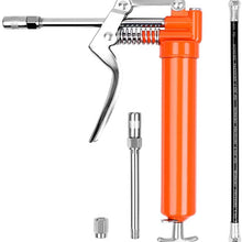 2900 PSI Mini Grease Gun, 120CC Manual Pistol Grip with 3OZ Cartridge Flexi Hose & Coupler for Auto Parts Mechanical Lubrication