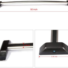 SCITOO fit for 2006 2007 2008 2009 2010 for Hummer H3 Aluminum Alloy Roof Top Cross Bar Set Rock Rack Rail