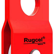 RUGCEL Winch 4.8T Heavy Duty Recovery Winch Snatch Block,10500lb Capacity (Red)