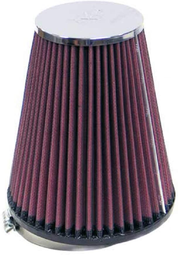 K&N Universal Clamp-On Air Filter: High Performance, Premium, Replacement Engine Filter: Flange Diameter: 3.75 In, Filter Height: 6.75 In, Flange Length: 0.75 In, Shape: Round Tapered, RC-8480
