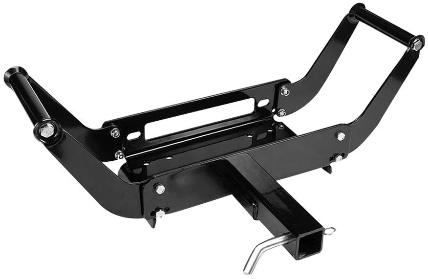 ORCISH Bumper Hitch Receiver Winch Mount Mounting Plate - 15000 Lb Capacity …