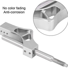 Car Gear Shift Knob Extender Shifter Extension Stainless Steel Adjustable Height Lever Extension for Manual Shift Knob (Black)