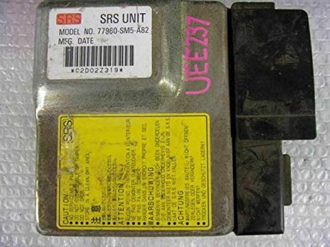 REUSED PARTS Bag Control Module Fits 92 93 Fits Honda Accord 77960-SM5-A82 77960SM5A82