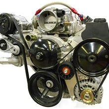 Dirty Dingo LS Street Rod Billet AC Bracket for Mini Sanden SD7B10 Conversion Swap