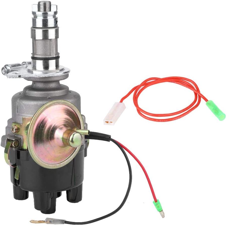Electronic Distributor, Aluminium Alloy Automotive Electronic Distributor with Ignitor Technology Replacement Fits for Lucas 45D 5D