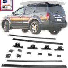 Brand EAX Compatible with 2005 2006 2007 2008 2009 2010 2011 2012 Nissan Pathfinder Replacement for Black Roof Top Rack Rail Cross Bar Set Bolt On Luggage Carrier 2PCS OEM Factory Style 05 06 07 08 0