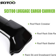 SCITOO fit for Honda CR-V 2012-2016 Aluminum Alloy Roof Top Cross Bar Set Rock Rack Rail