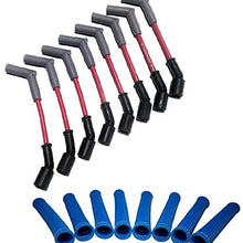 HINSON Red 45 LSx Performance Spark Plug Wire & Heat Boot Combo (Black)