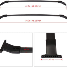 SCITOO Roof Rack fit for Honda Odyssey 2011 2012 2013 2014 2015 2016 2017 Mini Passenger Van Aluminum Alloy Roof Top Cross Bar Set Roof Rack Rail