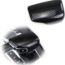 GTINTHEBOX Carbon Fiber Pattern ABS Gear Shift Knob Cover Sticker Trim Decoration For 2017-up Audi A4L A5 Q7 & 2018 Audi Q5L