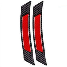 TRUE LINE Automotive Inner Reflective Black Carbon Fiber Wheel Well Fender Door Bumper Trim Molding (Silver)