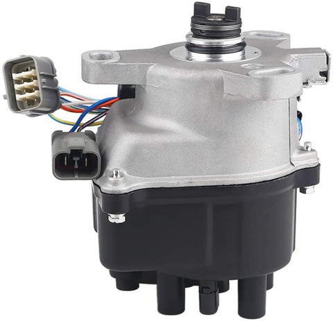 JDMON Compatible with Ignition Distributor Acura Integra 1.8L DOHC Non-VTEC 1992 1993 1994 1995 Replace TD55U 30100PR4A12 30100-P75-A02 Includes Ignition Module Cap And Rotor