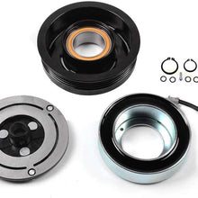 OCPTY A/C Compressor and AC Clutch Compatible for WRX Impreza Forester CO 11227C