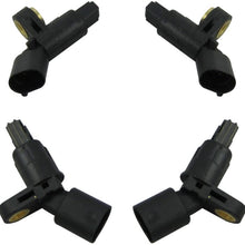 4 pcs Front & Rear Left & Right ABS Wheel Sensor Fit FOR VW AUDI MK4 Golf TT Beetle