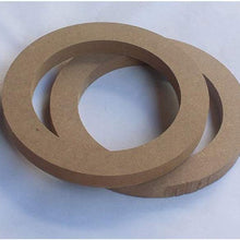 DishyKooker 2pcs/Set Car Speaker Spacer Adapter Refitting o Anti-Slip Mat 6.5 inch Wooden mats for Car Accessories