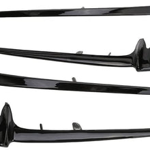 Jade Motorcycle Chrome L & R Radiator Trim Bezels fit For Harley Davidson V-Rod VRSC VRSCDX 01-10