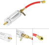 Automotive Air Conditioning Coolant Filling Tube Injection Tool, 1/4SAE R134 2 oz Oil Injector R134A R12 R22 Car A/C AC Oil&Dye oz Injection Tool