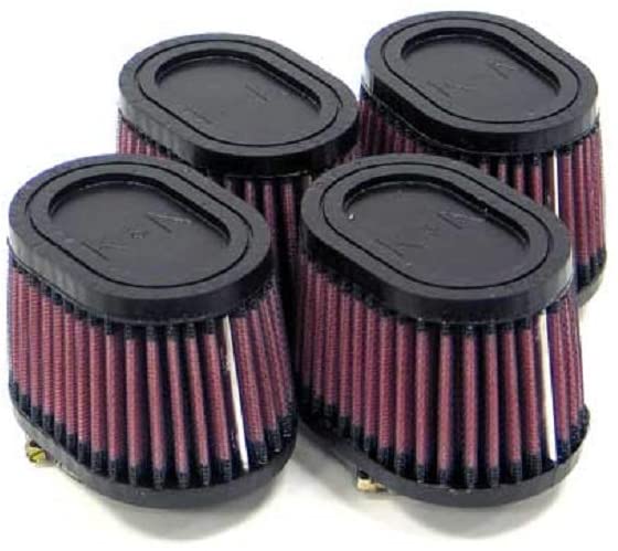 K&N Universal Clamp-On Air Filter: High Performance, Premium, Replacement Engine Filter: Flange Diameter: 1.75 In, Filter Height: 2.75 In, Flange Length: 0.625 In, Shape: Oval Straight, RU-2454