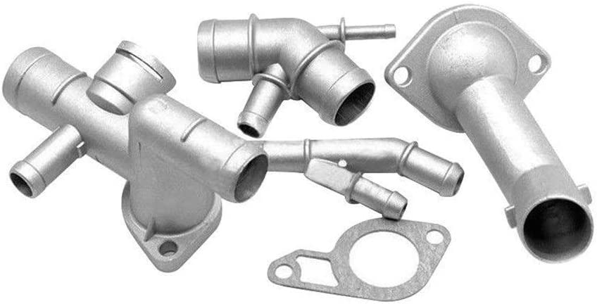 Iinger Aluminum Coolant Flange Fit for Beetle Bora Golf for MK4 1.8T 2000-2005 5 PCS Upgrade Kits