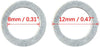 X AUTOHAUX 50pcs Engine Oil Crush Washers Drain Plug Gaskets 8mm ID. 12mm OD. for Car