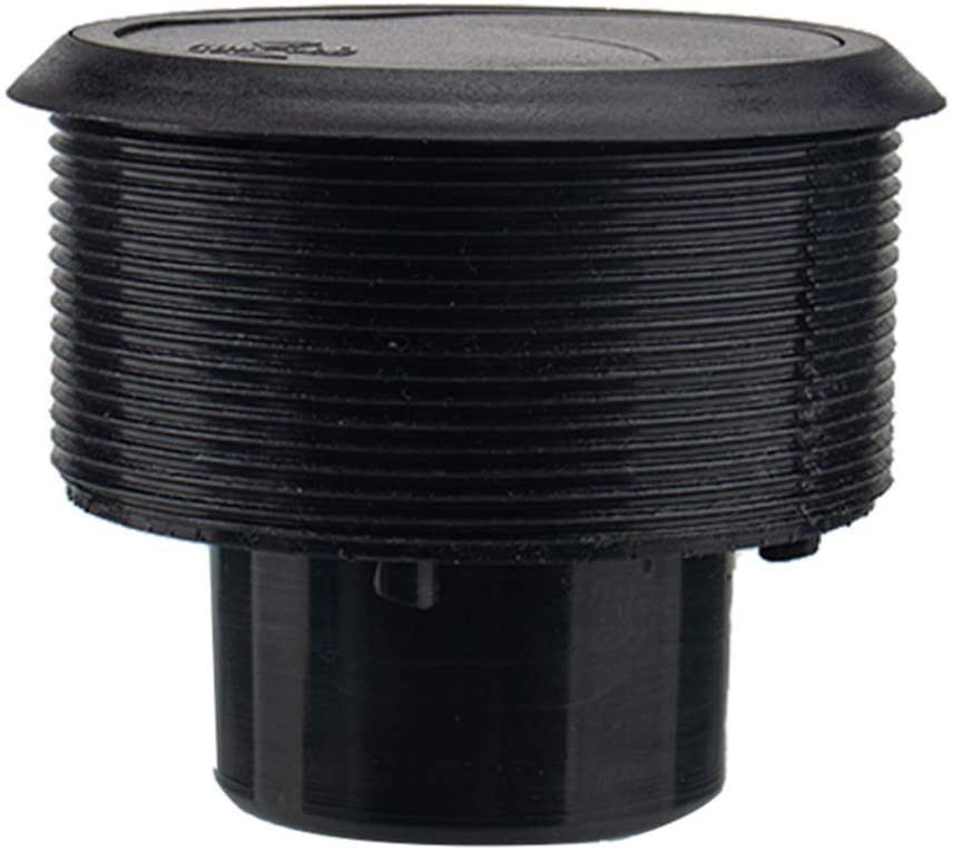 GARNECK Air Conditioning Vent Outlet Round Long Air Conditioner Ventilation Outlet for RV Bus Electric Car Caravan Side Roof 82mm/75mm 46mm (Black)